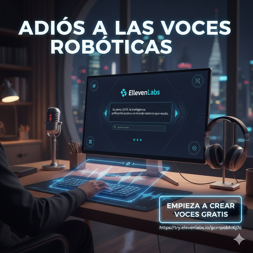 Adiós a las voces robóticas: Mi reseña honesta de ElevenLabs en 2026